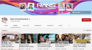 Kanal Youtube Rans Entertainment